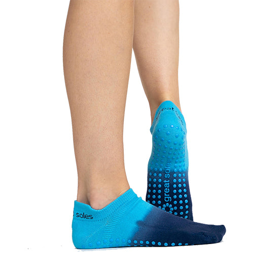 Great Soles Ombre dyed nonslip  grip sock  for Pilates, Barre, Yoga and home