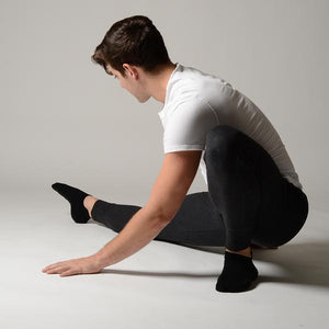 Great Soles Classic Non slip grip  tab back sport sock stretching yoga  hospital 