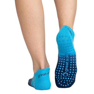 Rory ombre dyed nonslip grip sock for Pilates, Barre, Yoga and home